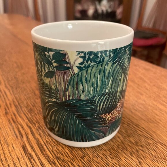 Vintage Friends of the Forest Leopard Themed Coffee Cup Mug - Picture 2 of 6